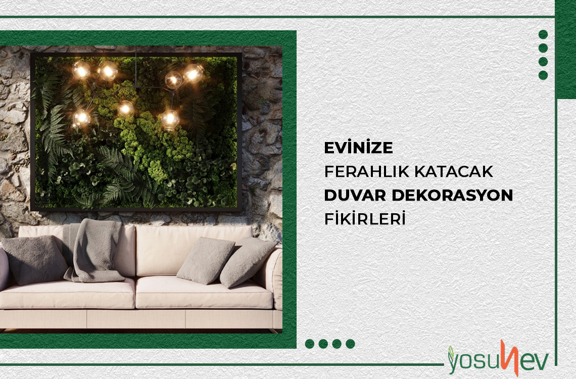 Yapay Çiçek Duvar Dekoru